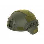 ACM Replica of MICH2000 helmet with rails - olive